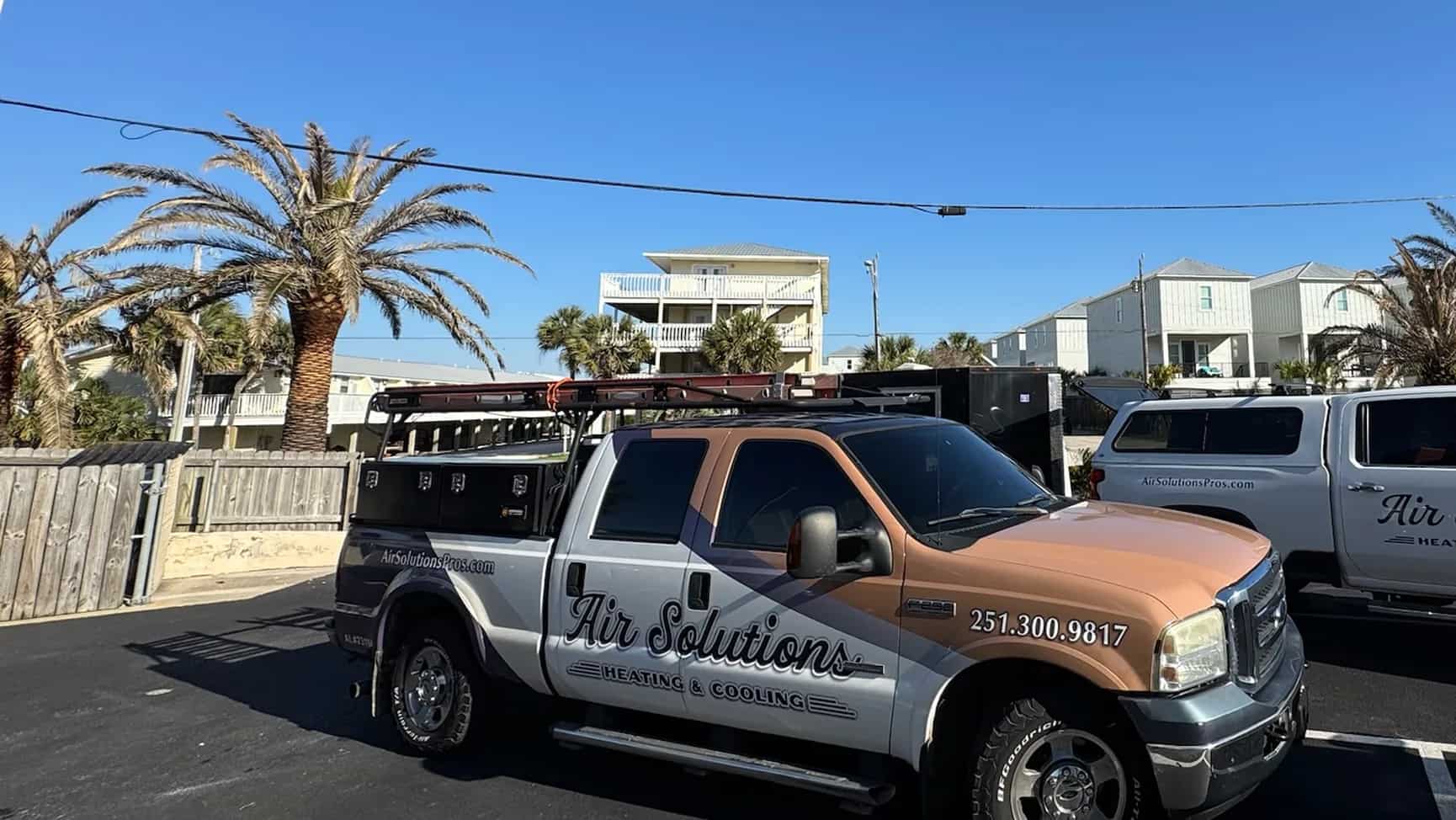 Air Solutions service truck — Heating Repair in Gulf Shores, Alabama.