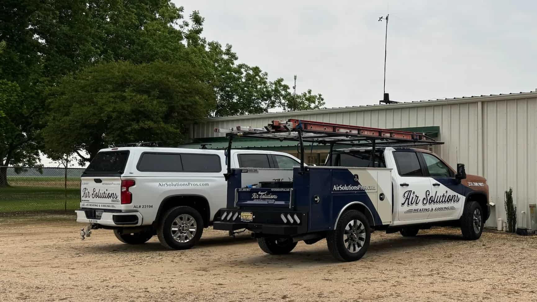 Air Solutions service truck — AC Repair in Bay Minette, Alabama.