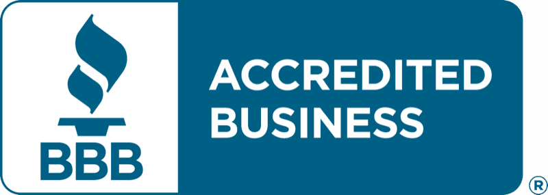 BBB Accredited Business seal — Air Solutions Heating & Cooling holds an A rating with the Better Business Bureau.